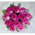 thumbnail image 3 of KaBloom : 50 Hot Pink Roses - Farm Direct Wholesale Fresh Flowers, 3 of 5