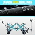 thumbnail image 4 of Extra Large Pet Wagon – Collapsible Pet Stroller & Portable Travel Carrier for Dogs & Cats, 300L Foldable Utility Cart with All-Terrain Wheels, Removable Liner & Telescoping Handle, 4 of 8