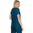 thumbnail image 2 of koi Basics Becca Women's 4-Pocket Stretch Scrub Top Caribbean L, 2 of 5