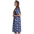 thumbnail image 1 of Dreamcrest Short Sleeve Seersucker Duster Housecoat Women Sleepwear 8270-10749-M (Medium, Love Sleep), 1 of 1