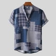 thumbnail image 6 of cllios Hawaiian Shirts for Men Summer Graphic Beach Shirt Casual Short Sleeve Shirts Button Down Big and Tall Aloha Shirt Top for Beach Holiday, 6 of 9