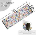 thumbnail image 5 of Yayeee Runner Rug for Bedroom 2'x6' Machine Washable Hallway Non Slip Mat, Purple Wildflower Pattern, 5 of 8