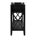 thumbnail image 5 of ChooChoo Table d'Appoint Ouverte à Dessus Rabattable, Table d'Appoint Étroite Table d'Extrémité Mince pour Salon Chambre, 5 of 5