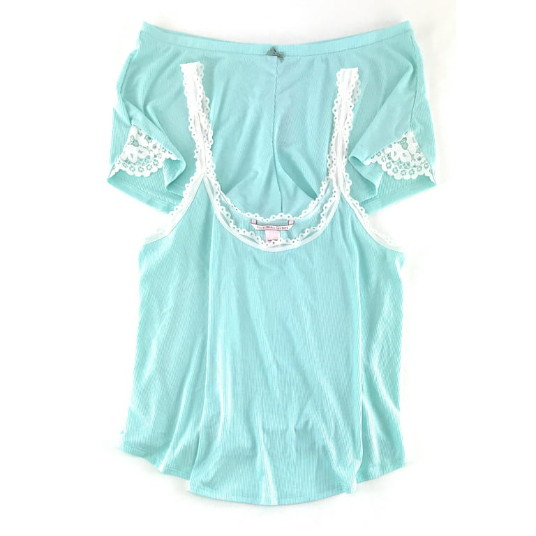 Victoria's Secret Ribbed Cami Tank & Shorts Pajama Set