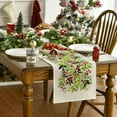 thumbnail image 7 of Smile Winter Holly Christmas Table Runner 13 x 72 Inch, 7 of 7