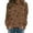 Brown, variant on No Boundarie Women's Crew Neck Long sleeve Pullover Tops,Womens Star Graphic Sweatshirt,Ladies' Printed Cozy Blouse,White,Size XXL
