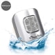 thumbnail image 5 of Altavoz de ducha Bluetooth resistente al agua con ventosa - 10 horas de reproducción/micrófono incorporado (plateado), 5 of 5