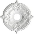 thumbnail image 5 of Ekena Millwork 16"OD x 3 1/2"ID x 1"P Attica Thermoformed PVC Ceiling Medallion (Fits Canopies up to 5 5/8"), Bright Coat Gold, 5 of 10