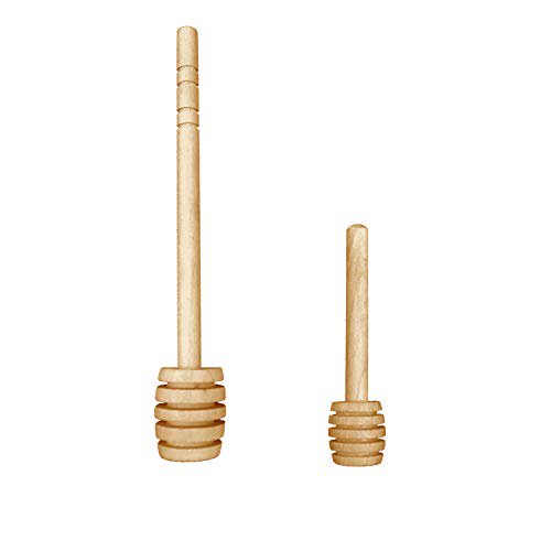 2 Pack Wooden Honey Dipper Mini Honey Dipper Sticks Honey Dippers Jam