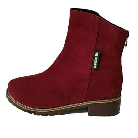 

Womens Fall Fashion 2022 Vintage Suede Ankle Boots High Tops Comfort Non-slip Platform Outdoor Casual Booties