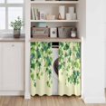 thumbnail image 6 of Country Leaves Kitchen Curtains 54 Inch Length, Green Leaf Branches Vine Botanical Rustic Tiers Curtains for Bathroom Bedroom Cafe, Light Filtering Small Window Treatment Drapes 2 Panels 42"Wx54"L, 6 of 8