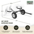 thumbnail image 4 of Yard Tuff Acreage Rake, 4 Tine Steel Tow Behind Dethatcher, 48 Inch, 4 of 10