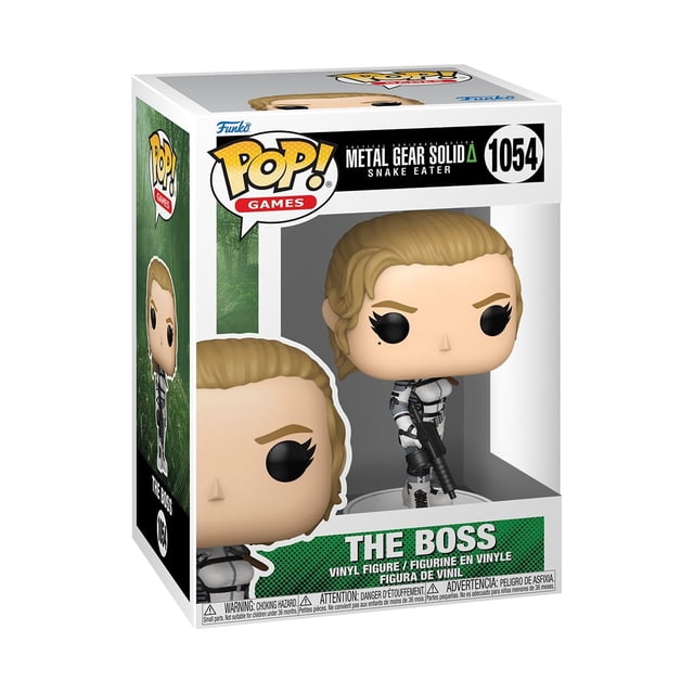 Figura de vinilo Funko Pop Games Metal Gear The Big Boss, 9,5 cm