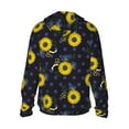 thumbnail image 3 of Fotbe Sunflowers Men's Women's UPF 50+ Sun Protection Jacket Hooded Cooling Shirt with Pockets Hiking Outdoor Performance-, 3 of 9