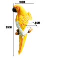 thumbnail image 4 of Room Decor Clearance Qianduo Interior Home Hanging Courtyard Decoration Tree Parrot Statue in Garden Home Decor Yellow, 1Pcx Statue, 4 of 4