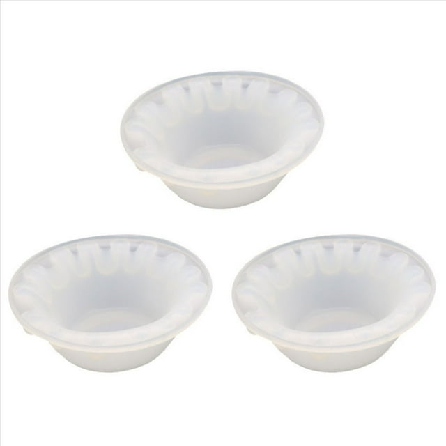 3X Moldes de Resina de Silicona Bandeja de Platos Tazón de Resina Epoxi Moldes de Fundición para Manualidades de Bricolaje Contenedor de Baratija de Almacenamiento de Joyas