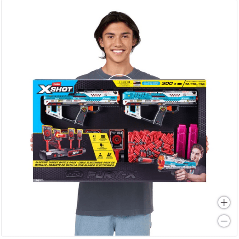 Zuru X-Shot Pro Fury-X Battle Blaster, 2-pack - Walmart.com