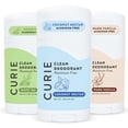 thumbnail image 1 of Desodorante Curie Natural Fresh Faves Stick Trio para mujer, paquete de 3, 1 of 5