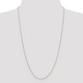 thumbnail image 2 of 10K White Gold .90mm Round Snake Chain 24 Inch, 2 of 6