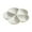 🍒 Beige_New#5922, variant on Divided Plastic Serving Tray Round Snack and Fruit Platter for Parties and Appetizers