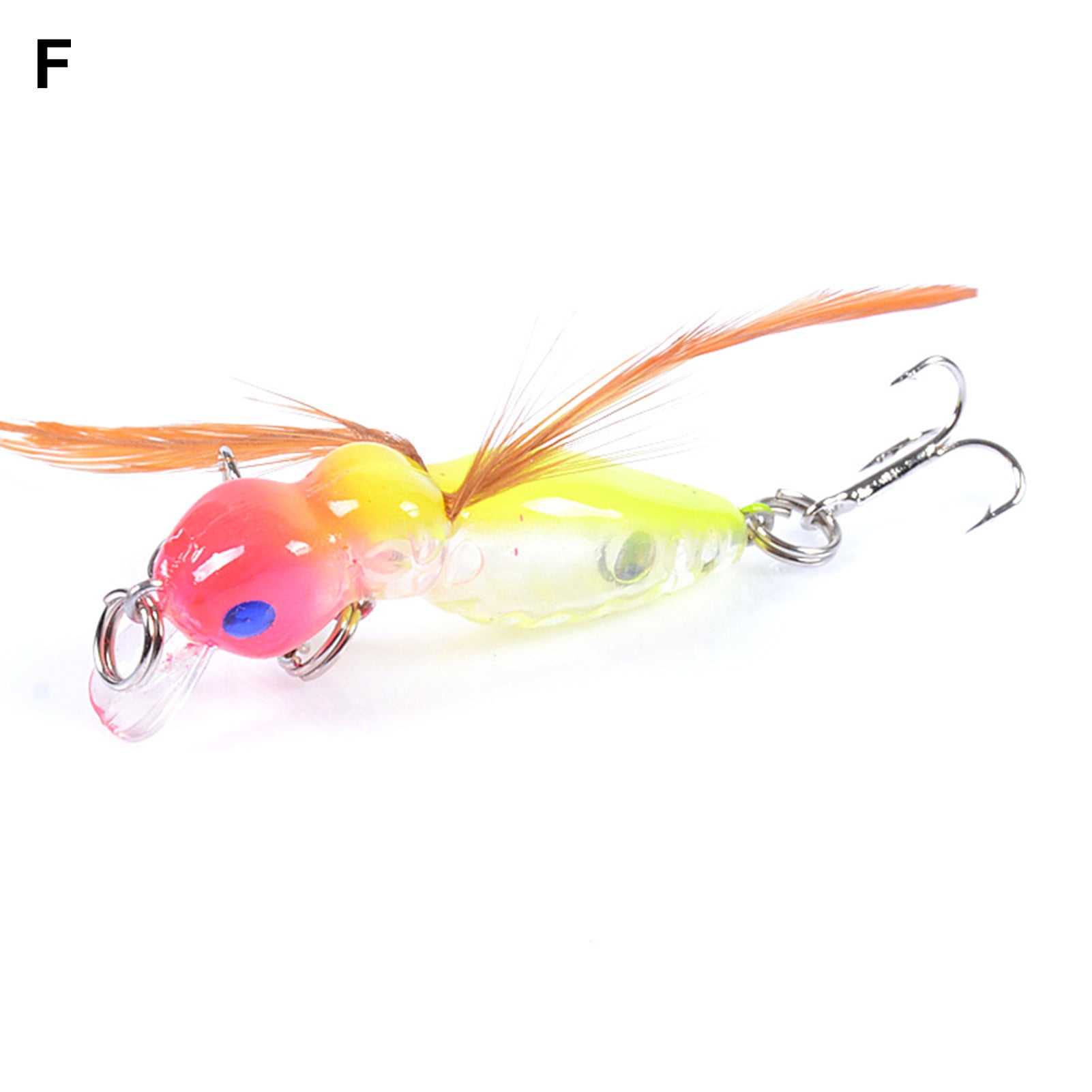 1Pcs Hard Bait 3D Eyes Fishing Lure Butter Fly Insects Various Style Salmon Flies Trout Single Dry Fly Fishing Lures 4.5cm/3.4g Fishing Tackle 