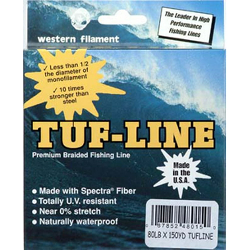 Western Filament TUFLine Classic, 150 Yards, Black/White