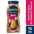thumbnail image 3 of (4 pack) PLANTERS Sweet and Spicy Peanuts, Party Snacks, Plant-Based Protein, 16 oz Plastic Jar, 3 of 17