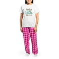 thumbnail image 4 of CafePress - Mother Bride Women's Light Pajamas - Women's Short Sleeve Print T-Shirt and Pants Light Cotton Pajama Set, 4 of 7