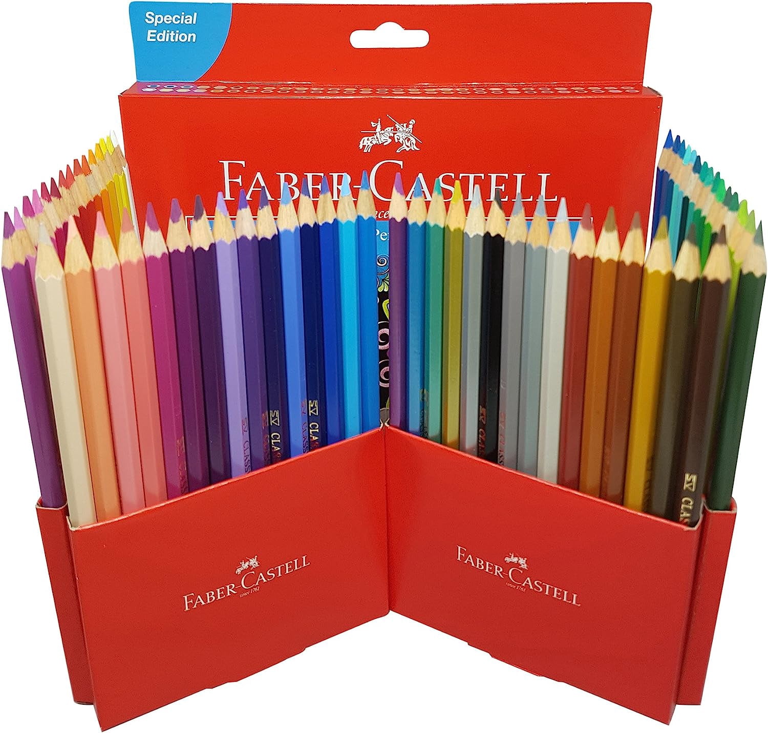 Faber-Castell Hexagonal Coloring Pencils - Pack of 60 Colors