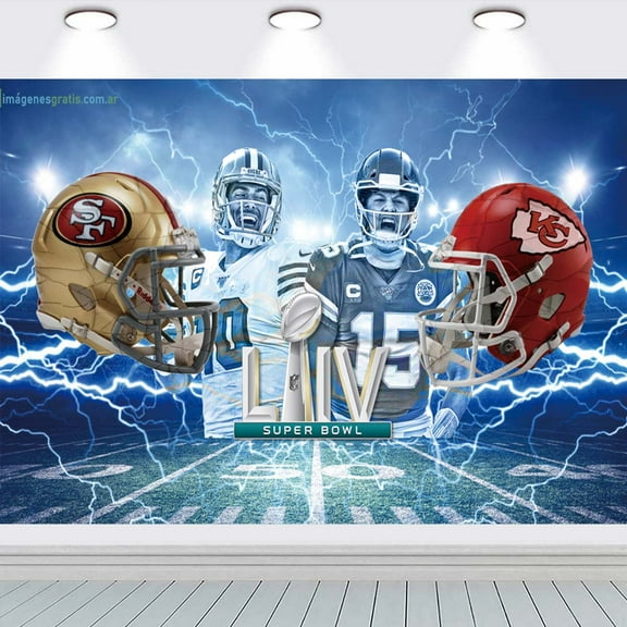 Super Bowl school Poster Backdrop Banner Party Supplies Birthday Decorations Background for Photography Taspestry