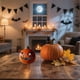 thumbnail image 4 of Hogar y cocina, Decoración del hogar, Decoración de linterna de calabaza de Halloween, Calabaza con ojos de diablo, Cara de fantasma, Decoración navideña, Diseño de fiesta para interiores y exteriores, 4 of 6