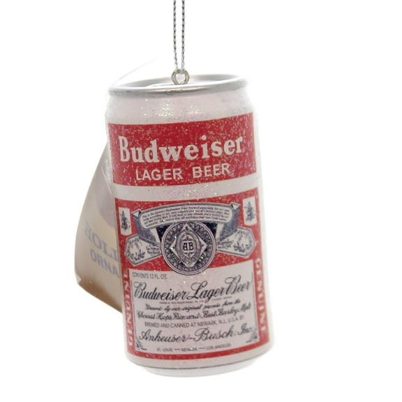 Vintage Budweiser Beer Can Christmas Ornament Bud Lager Decoration New