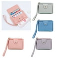 thumbnail image 2 of Yokua PU Wristlet Wallet Bank Card Holder Zipper Pouch Mini Purse for Women Girl, 2 of 21