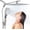 Chrome, variant on Rain Shower Head with Handheld Spray Combo,High Pressure Filtered Handheld Shower Head with 10-Spray for Bathroom Upgrade,10" Height/Angle Adjustable Bar,71" Long Hose (Black)