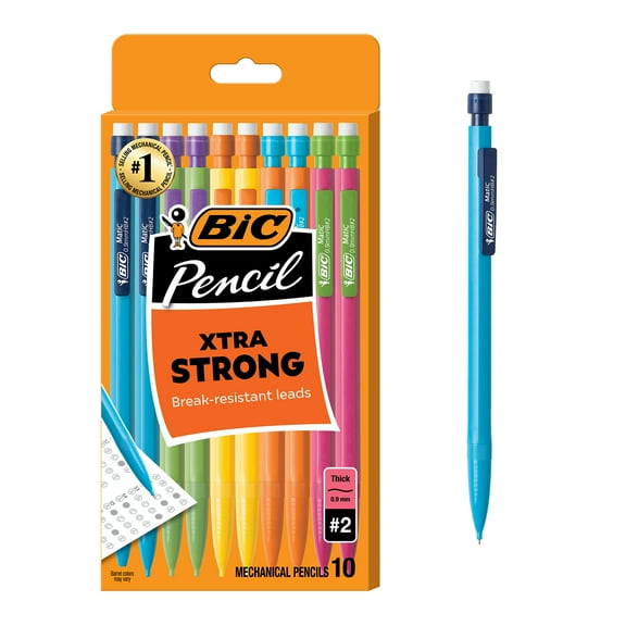 BIC Xtra Strong Mechanical Pencil, 0.9 mm, 10 Count