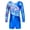 Royal Blue, variant on CHICTRY Kids Girls 2Pcs Gym Suit Dance Outfit Activewear Long Sleeve Gymnastics Leotard Ballet Unitard with Shorts Set Royal Blue 14