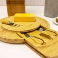thumbnail image 3 of BergHOFF Bamboo Multi-Level Cheese Board Set, with 3 Tools, 3 of 5