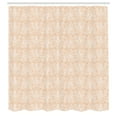 thumbnail image 3 of Ambesonne Peach Colors Shower Curtain, Retro Damask Style, 69"Wx84"L, Pale Peach White, 3 of 5