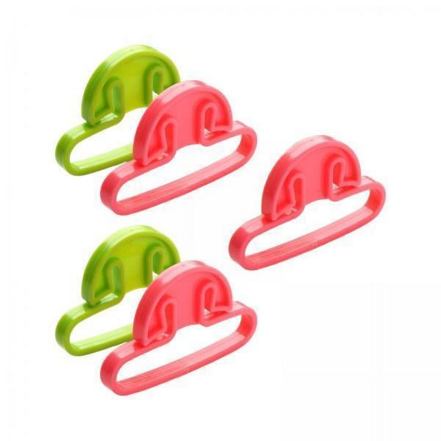 6x 5 Piezas de Soporte para Bolsa de Comestibles, Bolsa Multifuncional para El Hogar, Herramienta de Transporte para Viaje, Restaurante, Compras, 6 piezas
