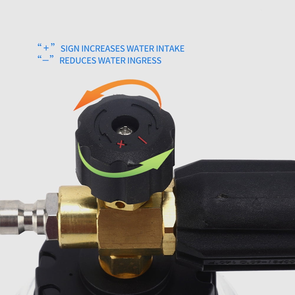 JUNGLEFLASH 1L Foam Sprayer for Car Wash Garden Cleaning & Boat Wash 1/4in Quick Connect 3600PSI High Pressure Washer Foam Cannon