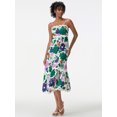 thumbnail image 3 of Gupgi Robe Débardeur Florale pour Femmes Bretelles Spaghetti Robes Évasées Sans Manches Taille Haute Robe Longue Fluide Robe de Plage, 3 of 8