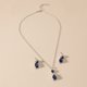 thumbnail image 1 of Señoras diamante perla collar pulsera pendiente conjunto colgante collar accesorios Wmkox8yi sjalhkljlk4900, 1 of 5