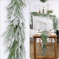 thumbnail image 5 of EKIDAZB 6 Ft Artificial Norfolk Pine Garlands, Real Touch Winter Pine Garland, Faux Green Artificial Greenery Garland for Table, Mantle, Wall, Door, Xmas, Home, Indoor, Outdoor Christmas Decorations, 5 of 7