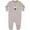 AC-Heather Grey, variant on Inktastic 1st Birthday Party Girls Owl Baby Fleece Romper