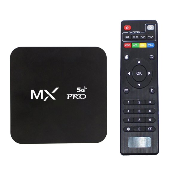 Android TV Box, 4-Core Processor, 2GB RAM 16GB ROM, Android 14, Wi-Fi 6, BT5.2, 4K Ultra HD, HDR10 , BT Remote Control Streaming Media Players