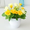 thumbnail image 6 of SPRING PARK Artificial Potted Flower Rose Decoration For Home Office Desk Gift, 6 of 7