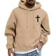 thumbnail image 1 of WILLBEST Sudadera con Capucha para Hombre, Otoño e Invierno, Informal, con Estampado De Letras, Manga Larga, Color , Talla Grande Grande, 1 of 5
