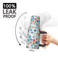 thumbnail image 3 of 40oz Pioneer Flower Floral Print Pattern Insulated Tumbler with Handle, BPA-Free Leak Proof Lid and Straws, Double Wall Vacuum, Hot 12h/Cold 34h, 3 of 6