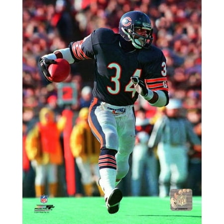 Walter Payton Action Framed Photo - Walter Payton 1987 Action Photo Print