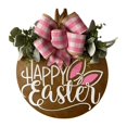 thumbnail image 1 of Easter Doorplate With Bright Colors And Festive Patterns Easy To Install For Home Entryway Spring Holiday To Create A Cheerful Atmosphere For Easter Celebrations Wooden Welcome Sign for Front Door, 1 of 5